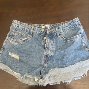 Forever 21 High Waisted Jean Shorts